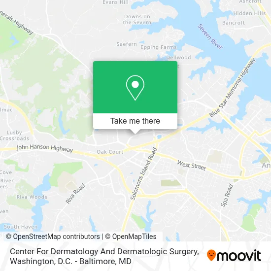 Center For Dermatology And Dermatologic Surgery map