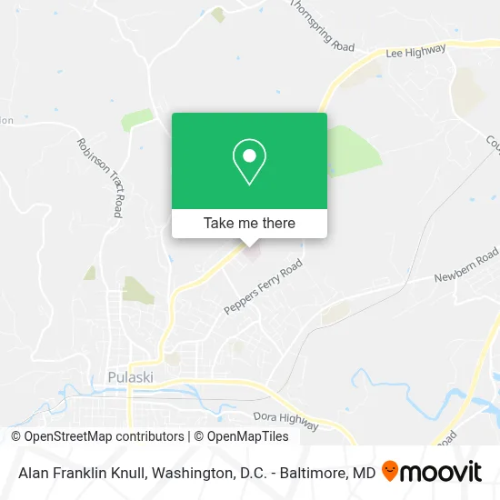 Alan Franklin Knull map