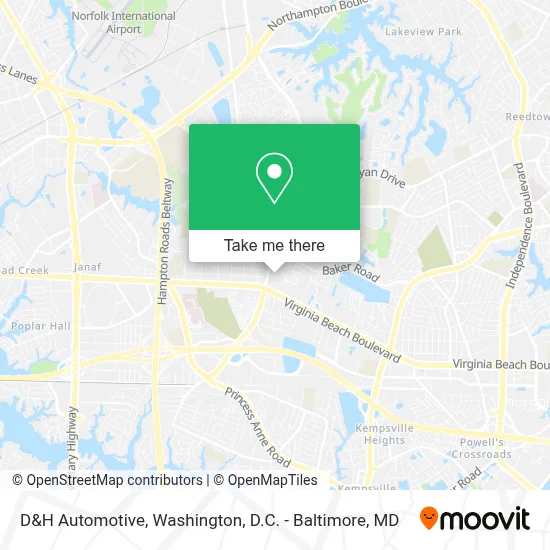 D&H Automotive map