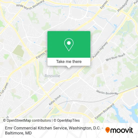 Emr Commercial Kitchen Service map