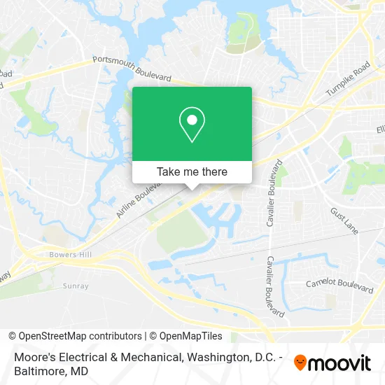 Moore's Electrical & Mechanical map