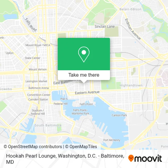 Hookah Pearl Lounge map