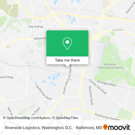 Riverside Logistics map