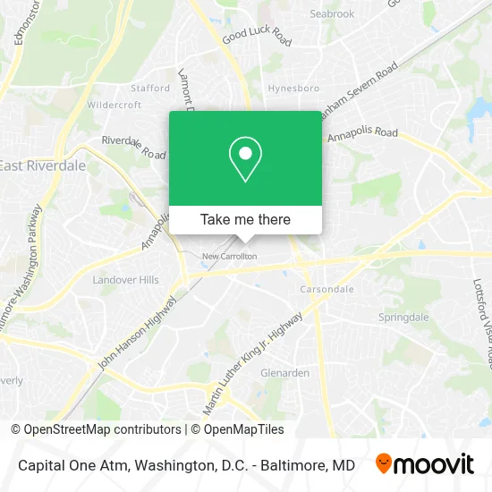 Capital One Atm map