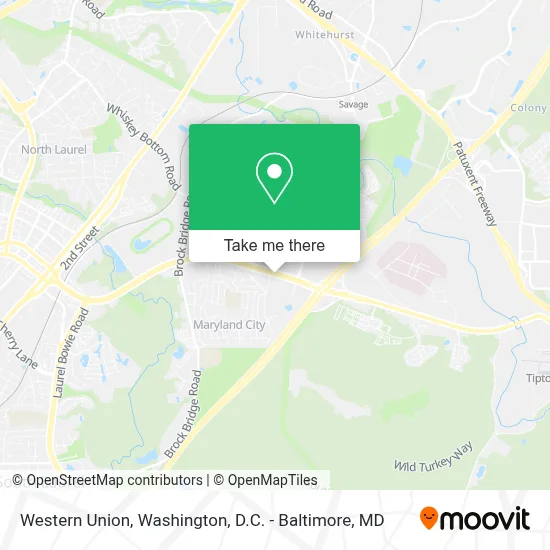 Western Union map