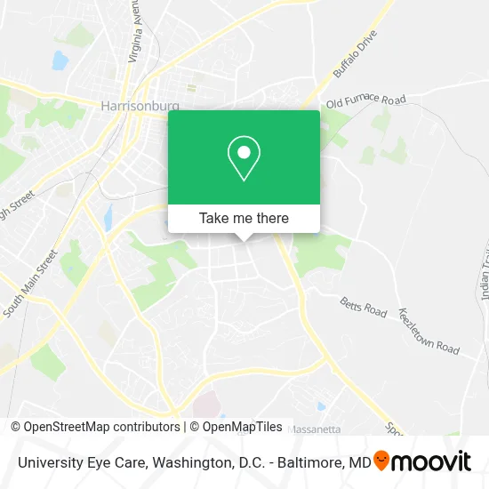 University Eye Care map