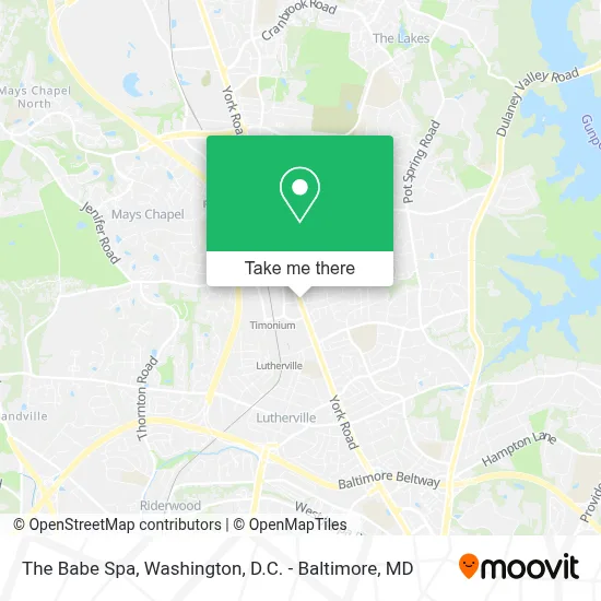 The Babe Spa map