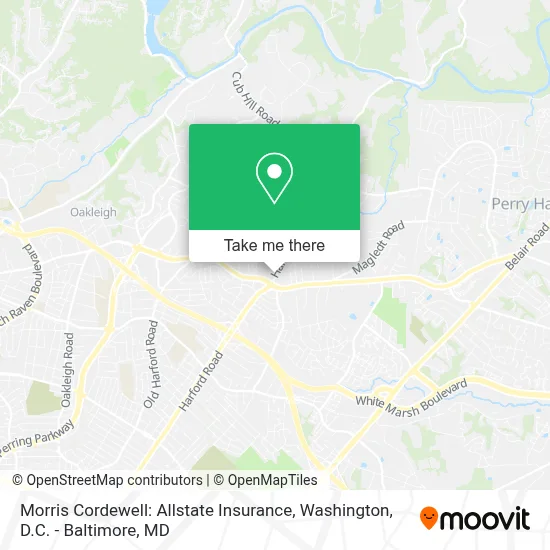 Morris Cordewell: Allstate Insurance map