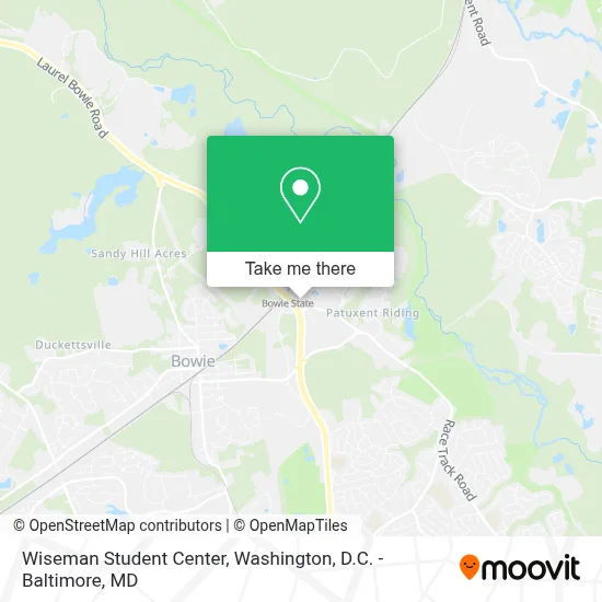 Wiseman Student Center map