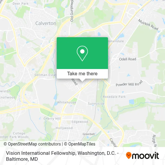 Vision International Fellowship map