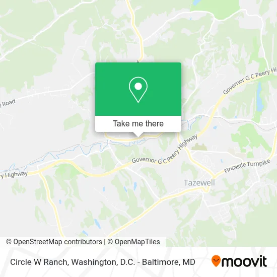 Circle W Ranch map