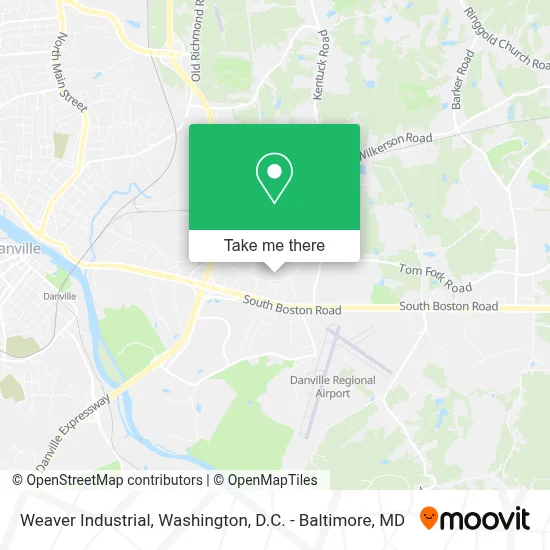 Weaver Industrial map