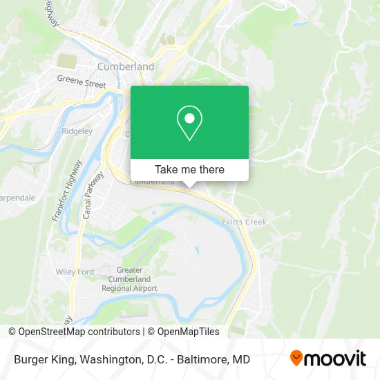 Burger King map