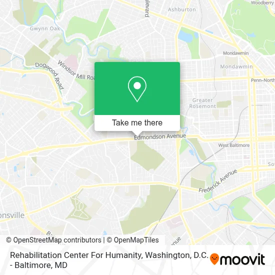 Rehabilitation Center For Humanity map
