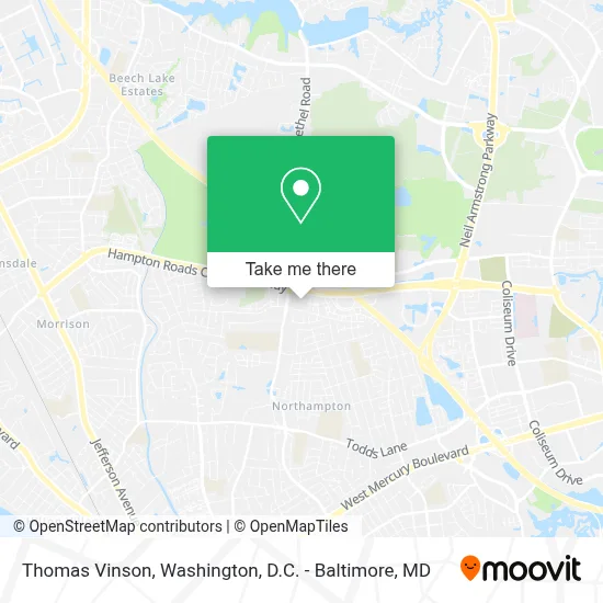 Thomas Vinson map