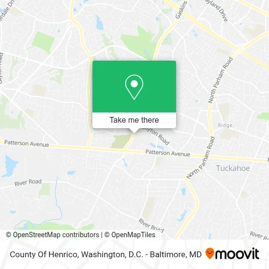 County Of Henrico map
