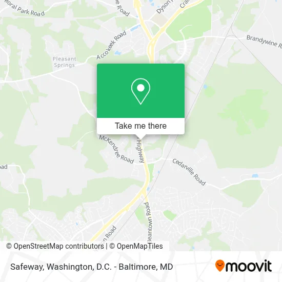 Safeway map