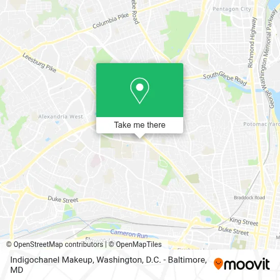 Indigochanel Makeup map