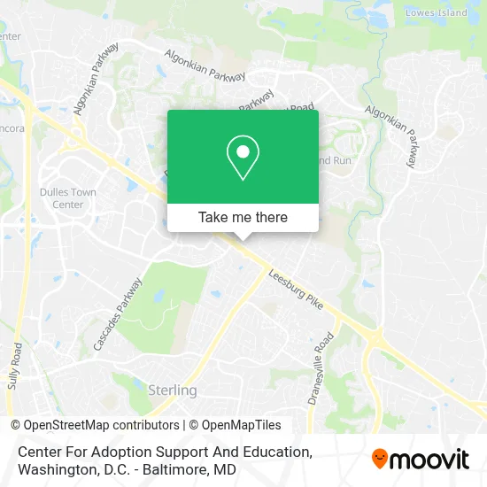 Center For Adoption Support And Education map