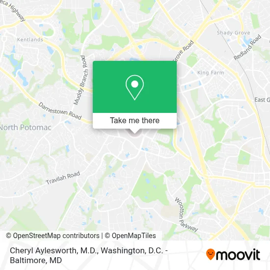 Cheryl Aylesworth, M.D. map