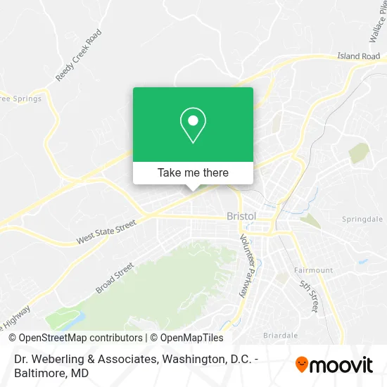 Dr. Weberling & Associates map