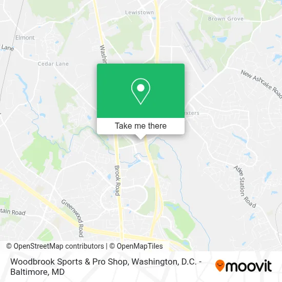 Woodbrook Sports & Pro Shop map