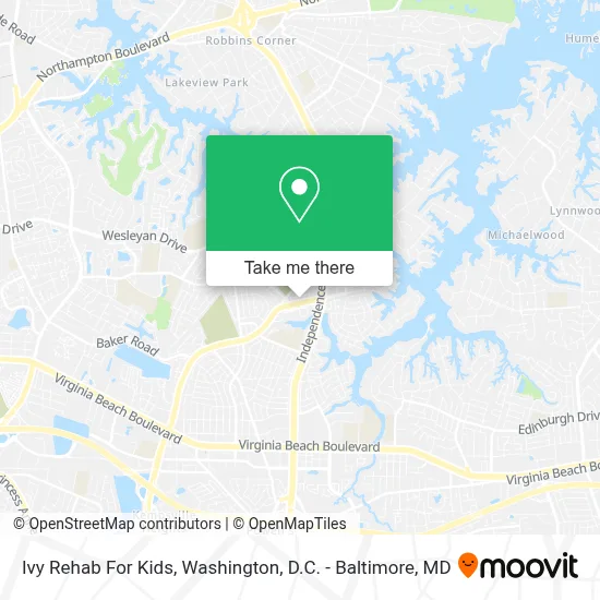 Ivy Rehab For Kids map