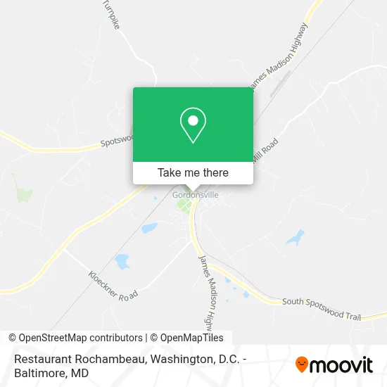 Restaurant Rochambeau map