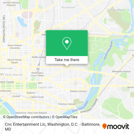 Cnc Entertainment Llc map