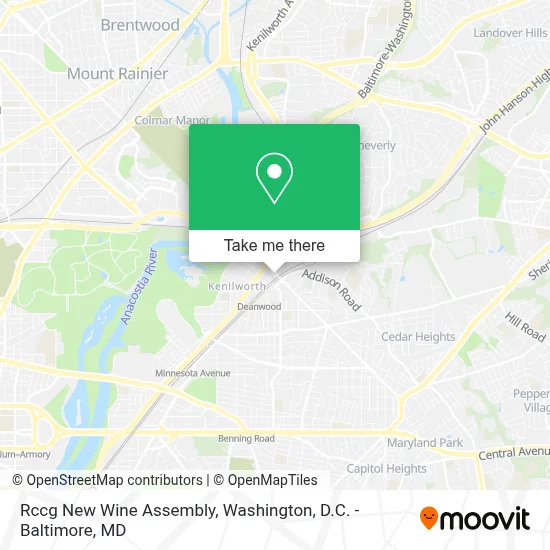 Rccg New Wine Assembly map