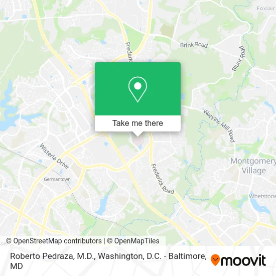 Roberto Pedraza, M.D. map
