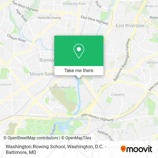 Washington Rowing School map