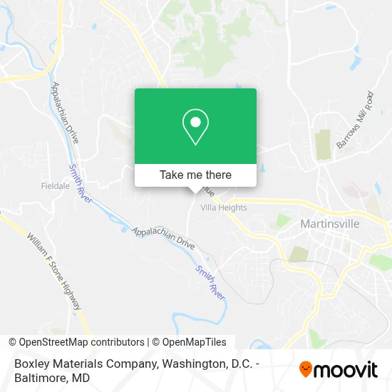 Boxley Materials Company map