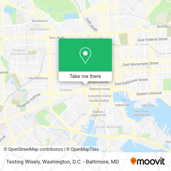 Testing Wisely map