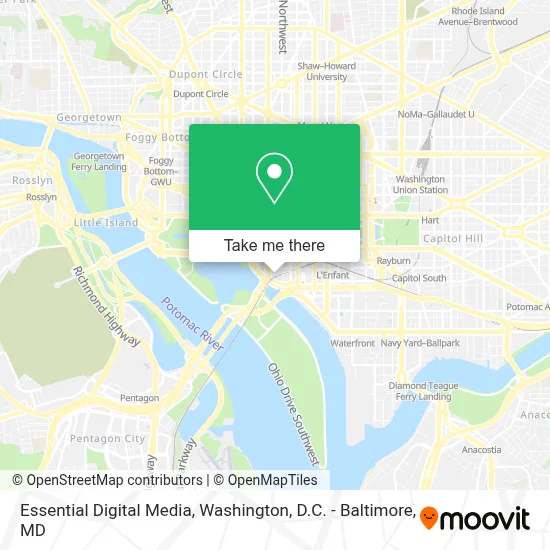 Essential Digital Media map