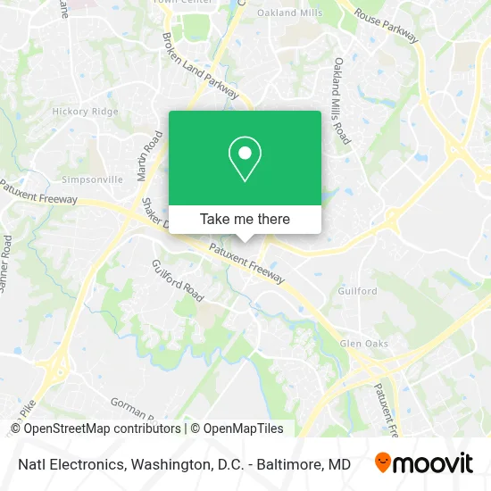 Natl Electronics map