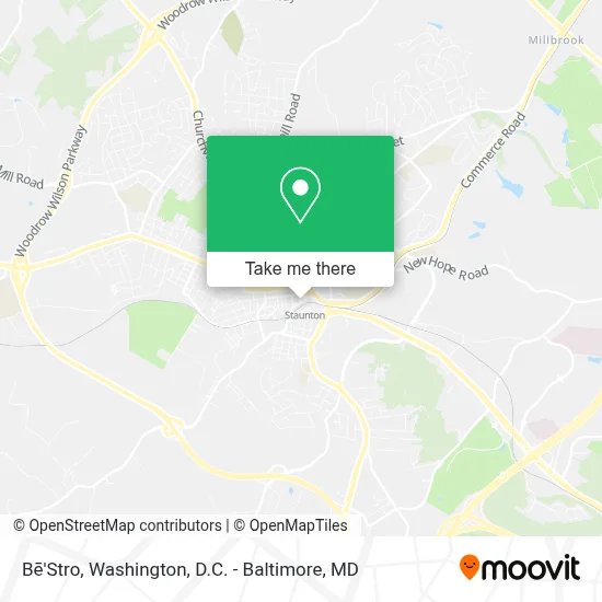 Bē'Stro map