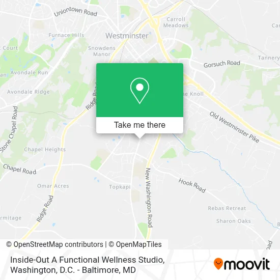 Inside-Out A Functional Wellness Studio map