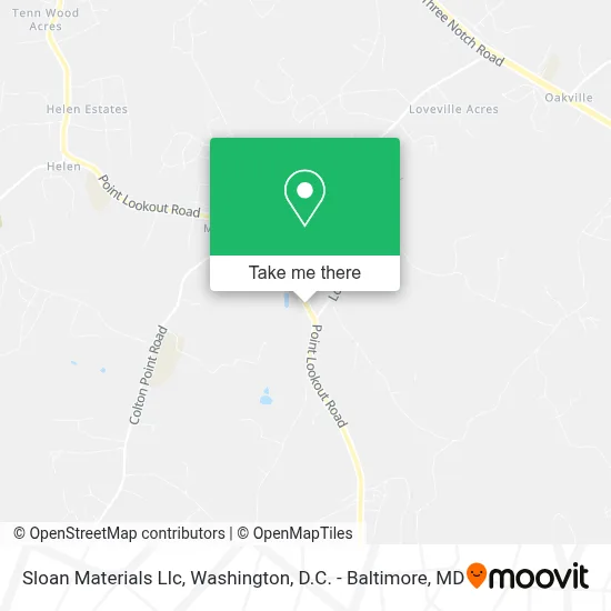 Sloan Materials Llc map
