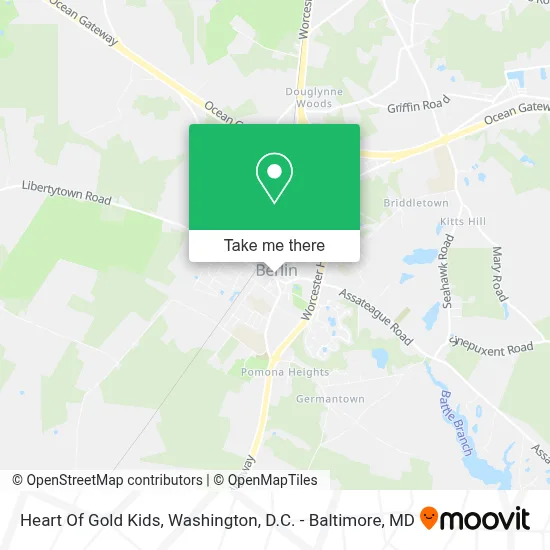 Heart Of Gold Kids map