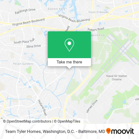 Team Tyler Homes map