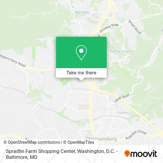 Spradlin Farm Shopping Center map