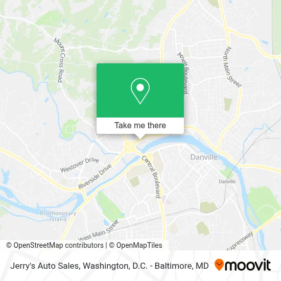 Jerry's Auto Sales map