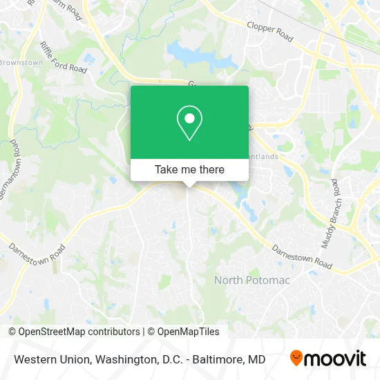 Western Union map