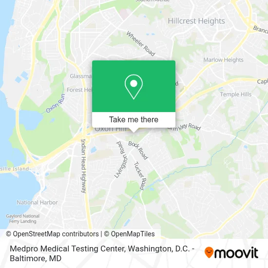 Medpro Medical Testing Center map