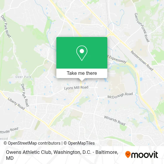 Owens Athletic Club map