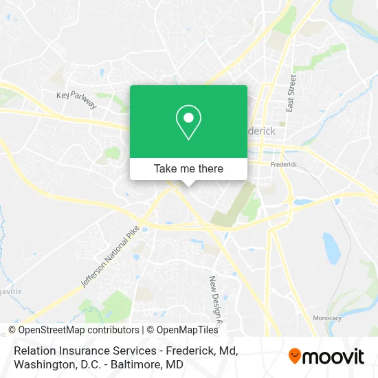 Relation Insurance Services - Frederick, Md map