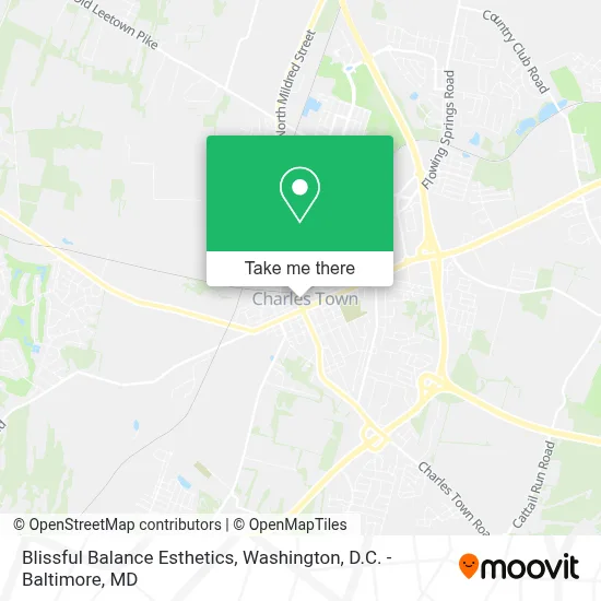 Blissful Balance Esthetics map