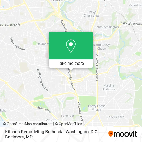 Kitchen Remodeling Bethesda map