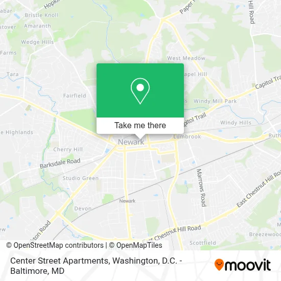 Center Street Apartments map